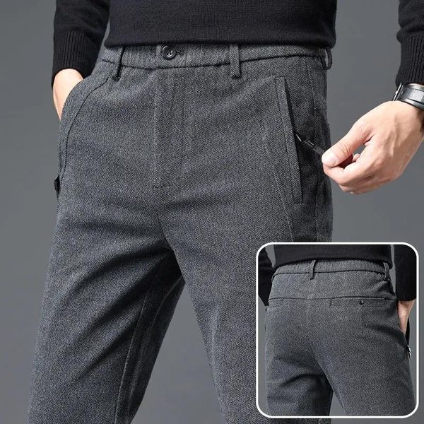 men's suits & blazers 2021 autumn winter fashion mens casual dress pants business suit male clothing men formal trousers e376, White;black
men's suits & blazers 2021 autumn winter fashion mens casual dress pants business suit male clothing men formal trousers e376, White;black