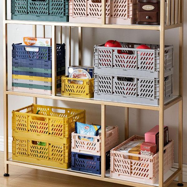 storage baskets folding collapsible plastic crate box stackable home kitchen warehouse fruit toys bin
storage baskets folding collapsible plastic crate box stackable home kitchen warehouse fruit toys bin
