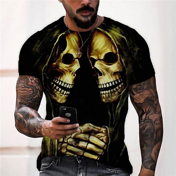men's tee t shirt shirt 3d print graphic prints skull crew neck daily holiday print short sleeve casual designer big and tall gray yel, White;black
men's tee t shirt shirt 3d print graphic prints skull crew neck daily holiday print short sleeve casual designer big and tall gray yel, White;black
