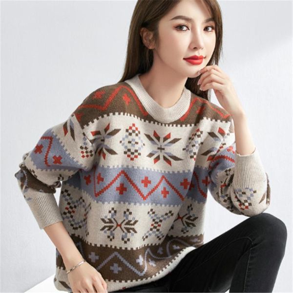 women's sweaters autumn winter plus size loose sweater women knit pullovers female korean casual knitted top, White;black
women's sweaters autumn winter plus size loose sweater women knit pullovers female korean casual knitted top, White;black