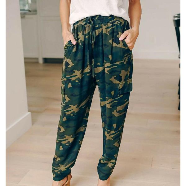 women's pants & capris fashion women camo cargo army waistband sweatpants harem casual ladies loose camouflage long trousers with pocke, Black;white
women's pants & capris fashion women camo cargo army waistband sweatpants harem casual ladies loose camouflage long trousers with pocke, Black;white