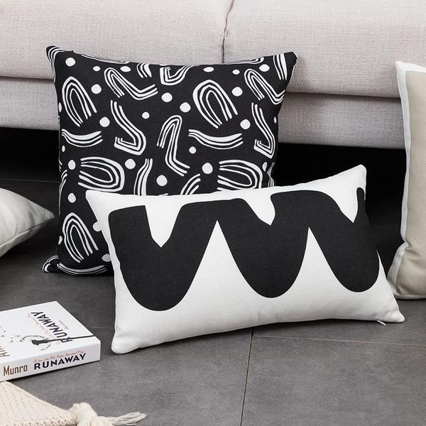 cushion/decorative pillow modern abstract soft cushion cover 45x45cm black white home desecration handmade knot cotton for living room bed
cushion/decorative pillow modern abstract soft cushion cover 45x45cm black white home desecration handmade knot cotton for living room bed