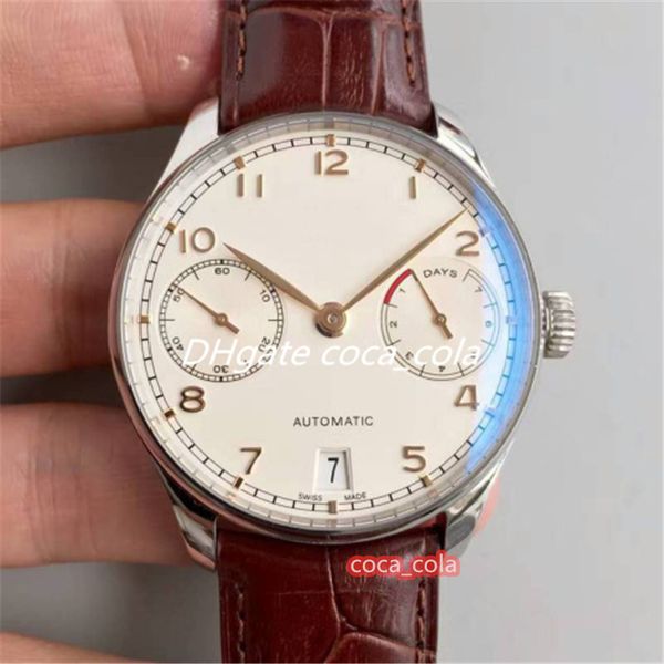 zf factory 7 style luxury watch 42.3mm portuguese 7 days power reserve 500705 cal.51111 movement automatic mens watches j10-1, Slivery;brown
zf factory 7 style luxury watch 42.3mm portuguese 7 days power reserve 500705 cal.51111 movement automatic mens watches j10-1, Slivery;brown