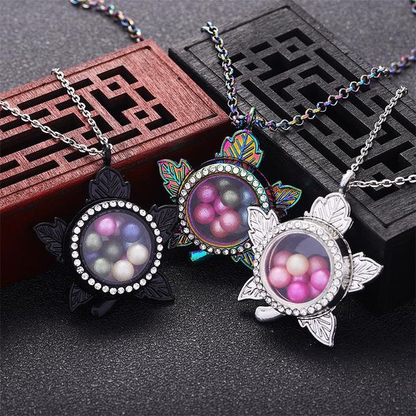 5pcs necklace leaves diffuser jewelry vintage locket pendant perfume essential oil necklaces, Silver
5pcs necklace leaves diffuser jewelry vintage locket pendant perfume essential oil necklaces, Silver