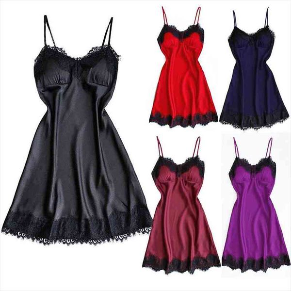 underwear lingerie lace nightwear womens sleepwears nightie robe night dress woman plus size nightgown home, Black;red
underwear lingerie lace nightwear womens sleepwears nightie robe night dress woman plus size nightgown home, Black;red