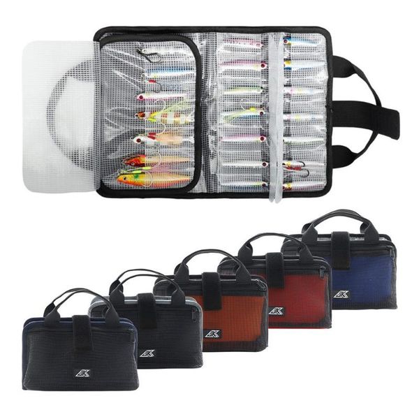 fishing accessories portable waterproof bait bag fixture iron plate lead leather storage bags multifunctional nylon meshed pocket pesca
fishing accessories portable waterproof bait bag fixture iron plate lead leather storage bags multifunctional nylon meshed pocket pesca