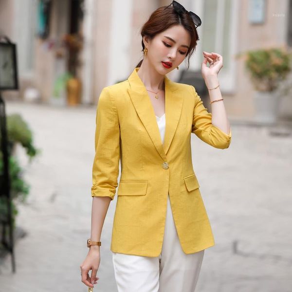 women's suits & blazers formal business blazer coat ol styles summer elegant yellow jackets for women ladies office outwear, White;black
women's suits & blazers formal business blazer coat ol styles summer elegant yellow jackets for women ladies office outwear, White;black
