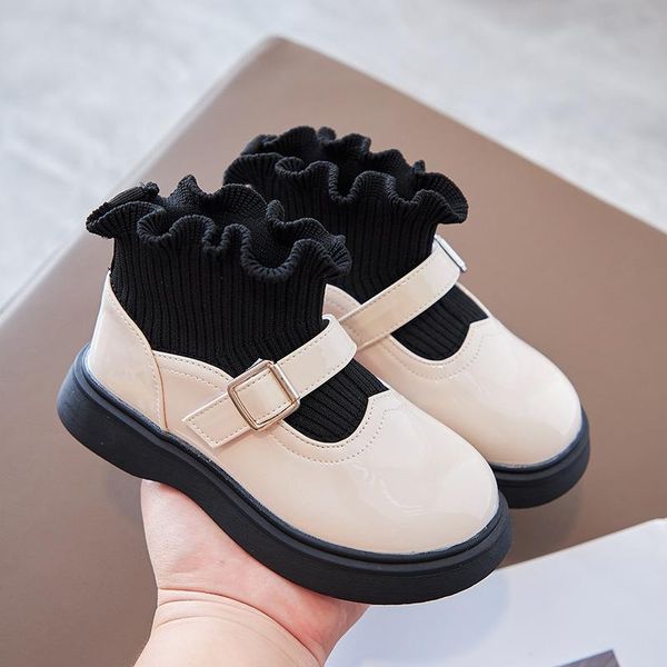 boots girls lace paint leather shoes 2021 autumn western style princess for children ruffle sweet warm fashion 26-36, Black;grey
boots girls lace paint leather shoes 2021 autumn western style princess for children ruffle sweet warm fashion 26-36, Black;grey