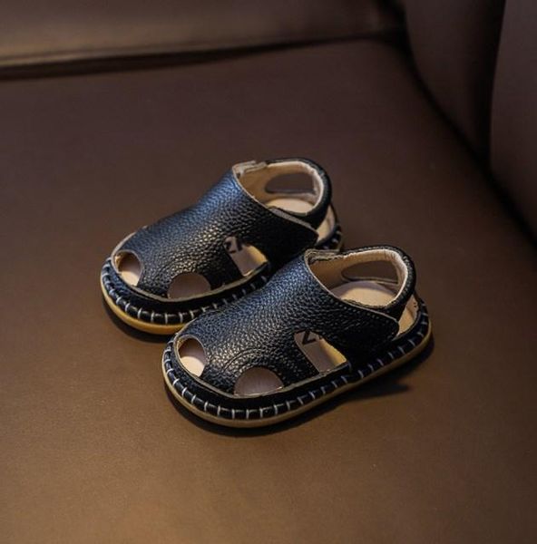 sandals summer infant baby girls boys anti-collision toddler shoes soft bottom genuine leather kids children beach, Black;red
sandals summer infant baby girls boys anti-collision toddler shoes soft bottom genuine leather kids children beach, Black;red
