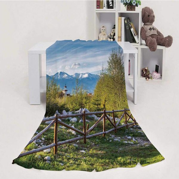 spring landscape with wooden fence,flannel blanket super soft m cozy bed blanket weight sofa throw blanket trees 40''x50'
spring landscape with wooden fence,flannel blanket super soft m cozy bed blanket weight sofa throw blanket trees 40''x50'