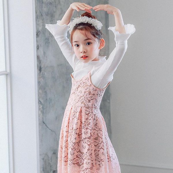 girl's dresses apring autumn large girls dress 4-16 year kids vest lace pink gray casual party princess girl ballet dancing, Red;yellow
girl's dresses apring autumn large girls dress 4-16 year kids vest lace pink gray casual party princess girl ballet dancing, Red;yellow