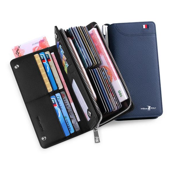 wallets multi-card men's wallet long leather zipper multi-functional large capacity handbag, Red;black
wallets multi-card men's wallet long leather zipper multi-functional large capacity handbag, Red;black