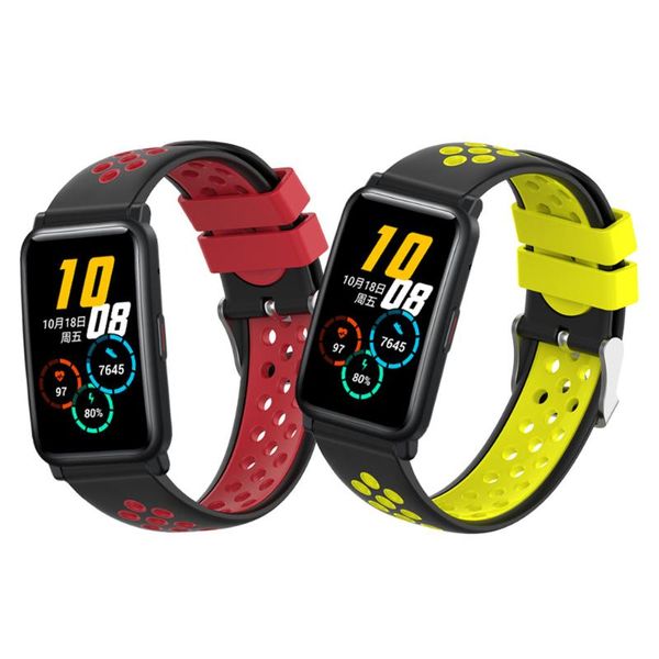 watch bands band for huawei honor es silicone sport replacement breathable strap watchbands accessories, Black;brown
watch bands band for huawei honor es silicone sport replacement breathable strap watchbands accessories, Black;brown