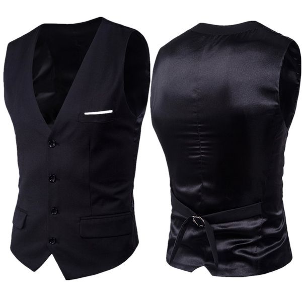 black suit vest waistcoat men brand slim fit v neck dress vests mens formal business wedding tuxedo chaleco hombre 6xl 210923, Black;white
black suit vest waistcoat men brand slim fit v neck dress vests mens formal business wedding tuxedo chaleco hombre 6xl 210923, Black;white