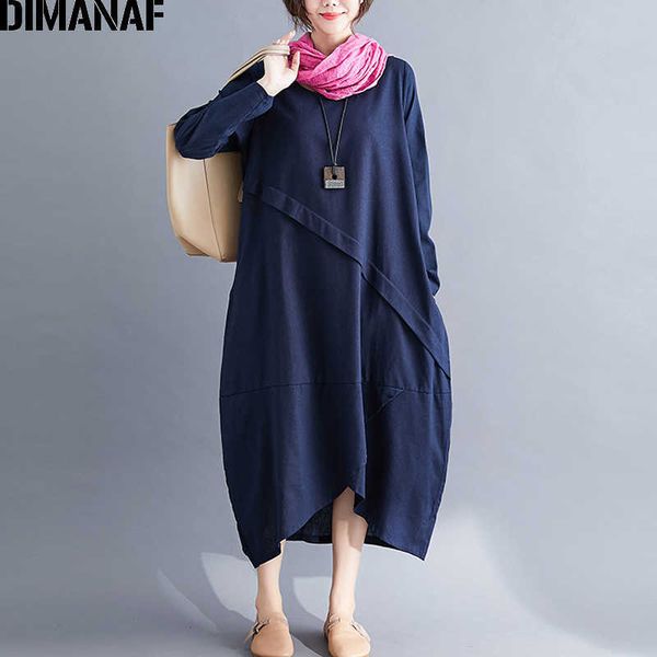 women dress vintage plus size autumn vestidos cotton linen spliced solid female elegnat lady long sleeve clothing 210531, Black;gray
women dress vintage plus size autumn vestidos cotton linen spliced solid female elegnat lady long sleeve clothing 210531, Black;gray