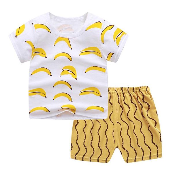 2pcs baby boys girls summer clothing set infant clothes suit children's short sleeve + shorts toddler homewear kids outfits sets, White
2pcs baby boys girls summer clothing set infant clothes suit children's short sleeve + shorts toddler homewear kids outfits sets, White
