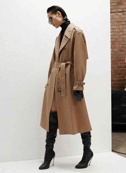 blends khaki women coat fashion classic style lady oversize jacket outerwear quality, Black
blends khaki women coat fashion classic style lady oversize jacket outerwear quality, Black