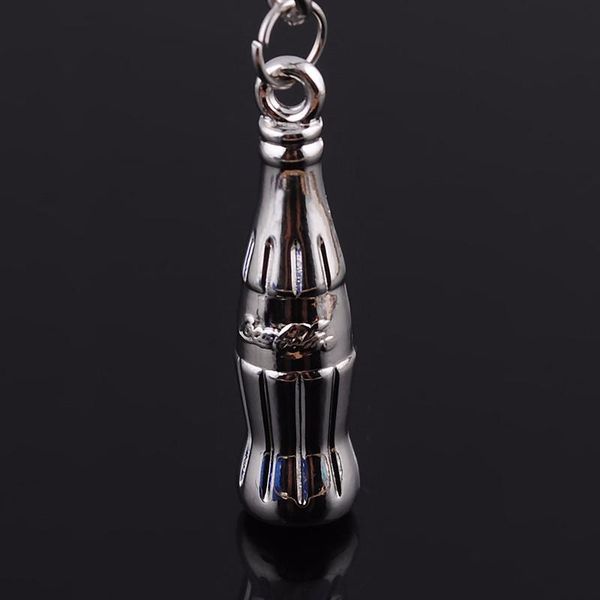keychains creative zinc alloy metal three-dimensional high simulation coke bottle shape keychain car pendant key chain custom gift s009, Silver
keychains creative zinc alloy metal three-dimensional high simulation coke bottle shape keychain car pendant key chain custom gift s009, Silver