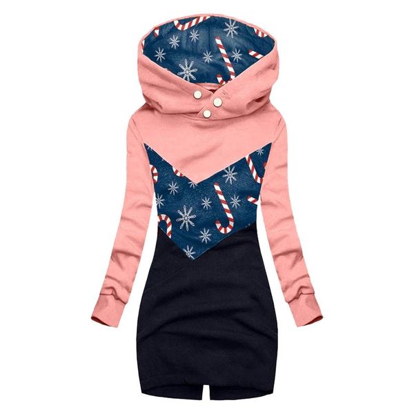 women's hoodies & sweatshirts fashion splicing women elegant christmas print long sleeve hooded coats 2021 sudaderas con capucha, Black
women's hoodies & sweatshirts fashion splicing women elegant christmas print long sleeve hooded coats 2021 sudaderas con capucha, Black
