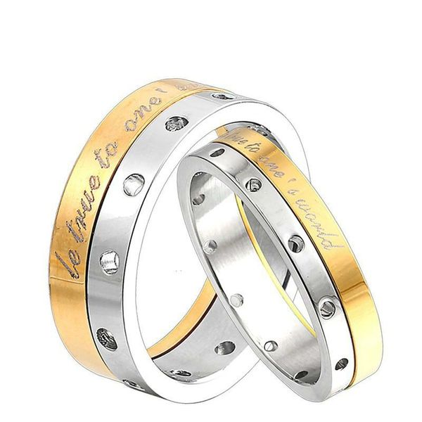 wedding rings 1 pcs lovers ring gold and black stainless steel with silver tone fashionable be true to one's wold engagement, Slivery;golden
wedding rings 1 pcs lovers ring gold and black stainless steel with silver tone fashionable be true to one's wold engagement, Slivery;golden
