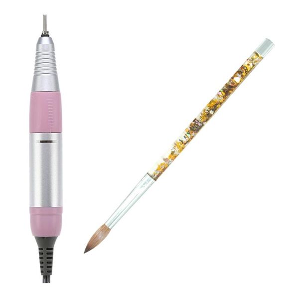 nail drill & accessories professional electric art pen handle file polish grind with 1pc kolinsky sable acrylic brush
nail drill & accessories professional electric art pen handle file polish grind with 1pc kolinsky sable acrylic brush