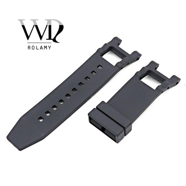 watch bands rolamy 28mm wholesale style black strap waterproof rubber replacement band belt special, Black;brown
watch bands rolamy 28mm wholesale style black strap waterproof rubber replacement band belt special, Black;brown