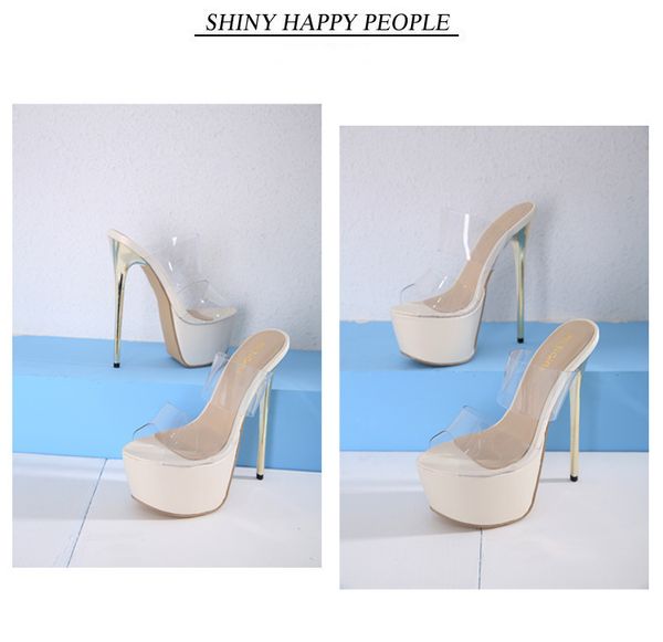 hokszvy 2021 women's sandals for ladies simple transparent fruit color elegant super 16cm high heel platfrom slipper bmu77, Black
hokszvy 2021 women's sandals for ladies simple transparent fruit color elegant super 16cm high heel platfrom slipper bmu77, Black