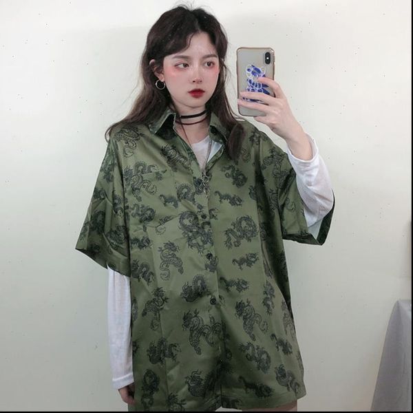 oversized harajuku dragon printing spring womens shirts loose blusa streetwear camisas mujer drop, White
oversized harajuku dragon printing spring womens shirts loose blusa streetwear camisas mujer drop, White