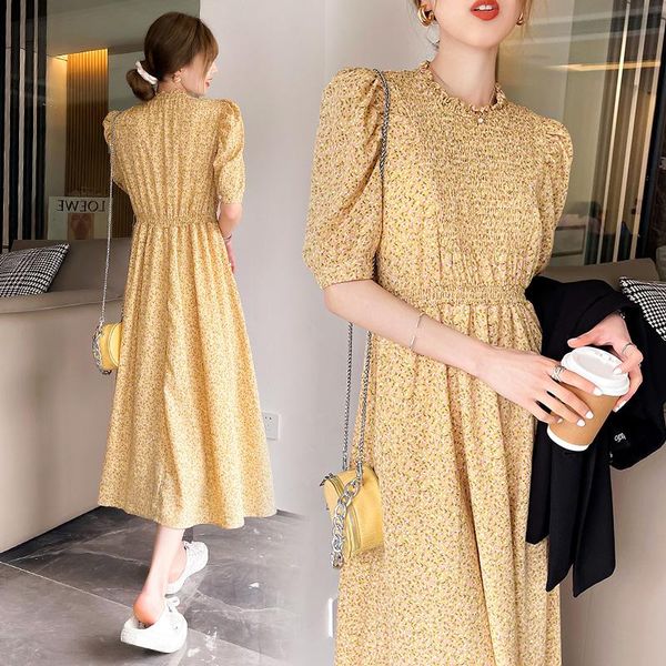 maternity dresses 989# dress summer short sleeves yellow floral easy matching loose stylish pregnant women mom, White
maternity dresses 989# dress summer short sleeves yellow floral easy matching loose stylish pregnant women mom, White