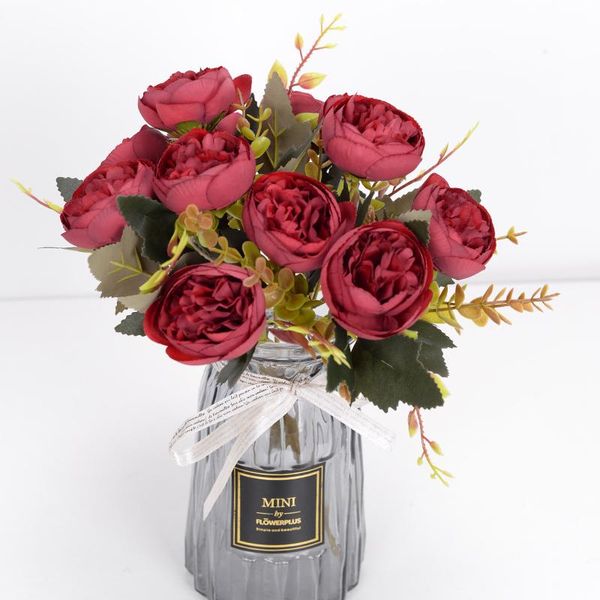 decorative flowers & wreaths 28cm artificial peony 1 bouquet 6 heads tea rose camellia silk fake flower for diy home decor garden wedding de
decorative flowers & wreaths 28cm artificial peony 1 bouquet 6 heads tea rose camellia silk fake flower for diy home decor garden wedding de