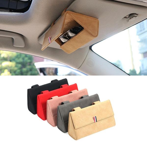 other interior accessories sun glasses holder box leather luxury car visor case organizer sunglass storage boxes sunshade auto styling
other interior accessories sun glasses holder box leather luxury car visor case organizer sunglass storage boxes sunshade auto styling