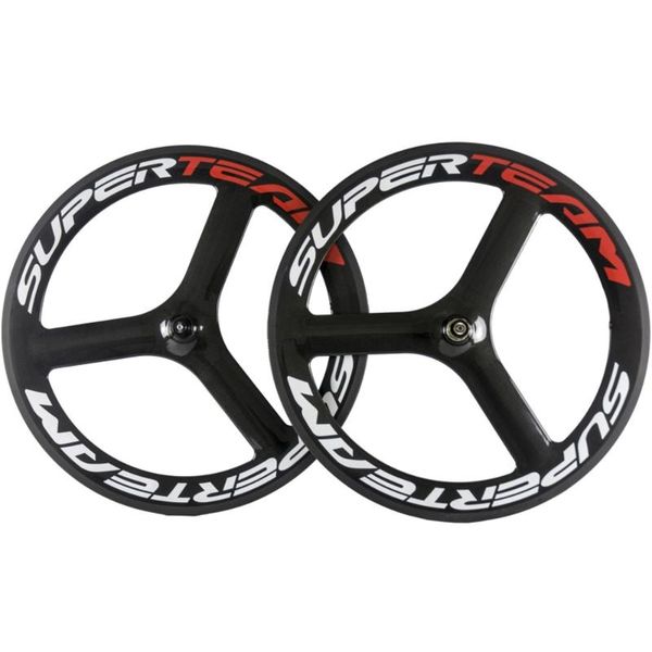 bike wheels superteam 3spoke wheelset road carobn clincher 23mm fixed gear track tri spoke
bike wheels superteam 3spoke wheelset road carobn clincher 23mm fixed gear track tri spoke