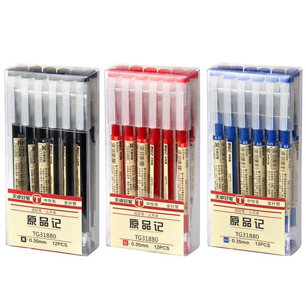 gel pens 12pcs japan pen set 0.35mm ultra fine tip papeleria smooth ink stylo for writing school stationary supplies
gel pens 12pcs japan pen set 0.35mm ultra fine tip papeleria smooth ink stylo for writing school stationary supplies