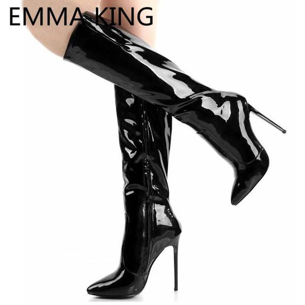 autumn 2021 spring knee high boots women pointed toe leather thin heels ladies runway shoes woman fashion knight, Black
autumn 2021 spring knee high boots women pointed toe leather thin heels ladies runway shoes woman fashion knight, Black