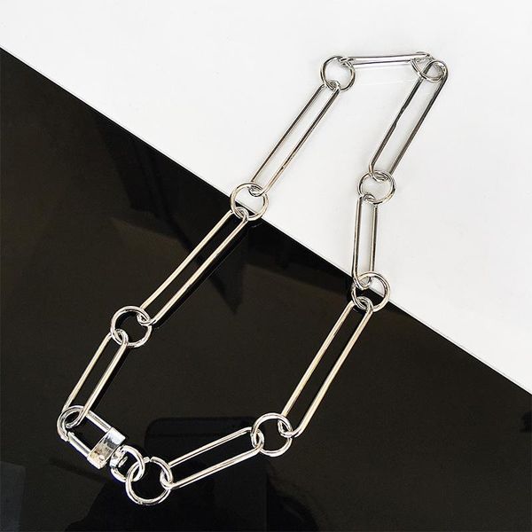 chokers 2021 100% handmade men women metal chain necklace heavy duty padlock choker collar, Golden;silver
chokers 2021 100% handmade men women metal chain necklace heavy duty padlock choker collar, Golden;silver