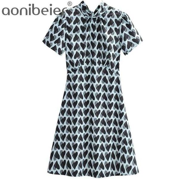 heart print puff sleeve half high collar women casual knee length dress tie back waist female midi summer 210604, Black;gray
heart print puff sleeve half high collar women casual knee length dress tie back waist female midi summer 210604, Black;gray