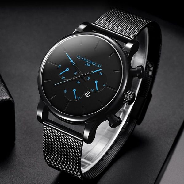 wristwatches economicxi fashion men watch waterproof stainless steel strap business mens clock quartz wrist watches reloj hombr, Slivery;brown
wristwatches economicxi fashion men watch waterproof stainless steel strap business mens clock quartz wrist watches reloj hombr, Slivery;brown