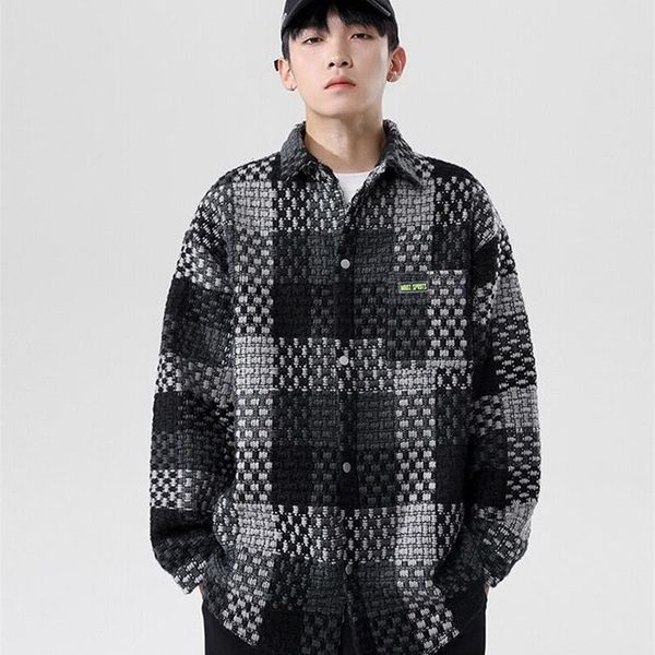 men's sweaters men retro knitted sweater coat autumn winter fashion designer cardigan plaid male jacket cotton casual, White;black
men's sweaters men retro knitted sweater coat autumn winter fashion designer cardigan plaid male jacket cotton casual, White;black