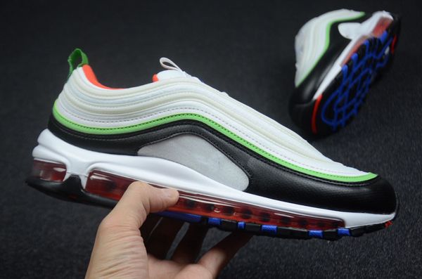 Authentic 97 running shoes 97s Sean Wotherspoon full palm casual sneakers tennis TPU reflective Bullet luxurys designers Sneaker, #1
Authentic 97 running shoes 97s Sean Wotherspoon full palm casual sneakers tennis TPU reflective Bullet luxurys designers Sneaker, #1