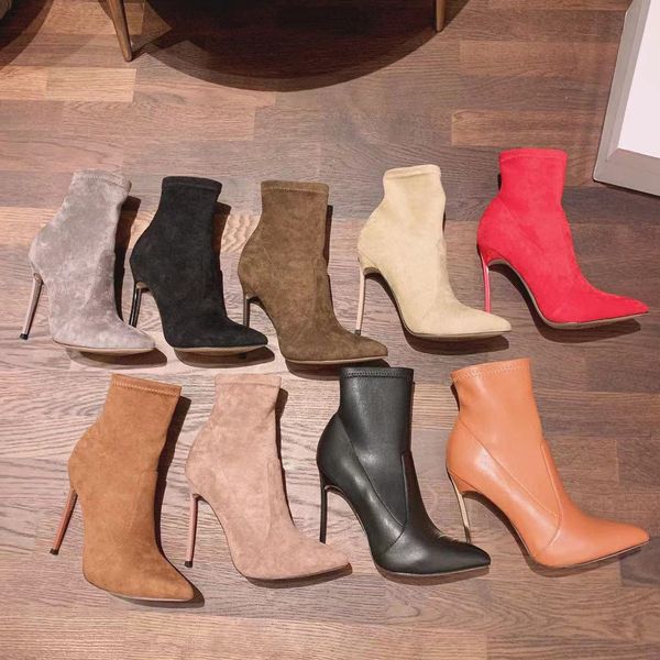 2021 luxury super high heel platform ankle boots autumn and winter fashion designer shoes new classic solid color female pointed toe thick s, Black
2021 luxury super high heel platform ankle boots autumn and winter fashion designer shoes new classic solid color female pointed toe thick s, Black