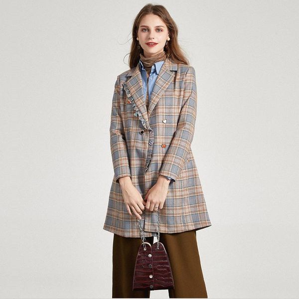 women's trench coats autumn windbreaker jacket houndstooth lapel waistband long waist hugging slimming coat shein, Tan;black
women's trench coats autumn windbreaker jacket houndstooth lapel waistband long waist hugging slimming coat shein, Tan;black