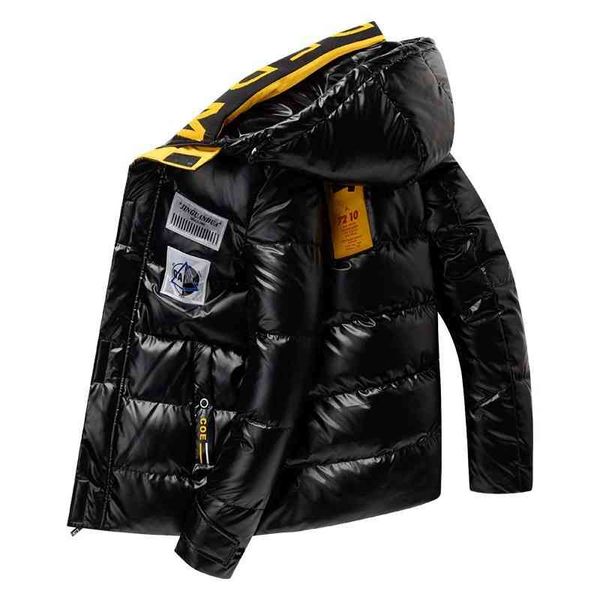 2021 new bright leather men thicken warm winter et casual parka outwear waterproof stand collar hooded coat clothing, Black
2021 new bright leather men thicken warm winter et casual parka outwear waterproof stand collar hooded coat clothing, Black