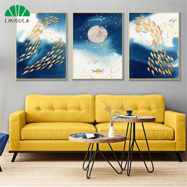 paintings boat ocean fish sea moon poster nordic 3 panels abstract painting canvas art print wall pictures for living room home decoration
paintings boat ocean fish sea moon poster nordic 3 panels abstract painting canvas art print wall pictures for living room home decoration