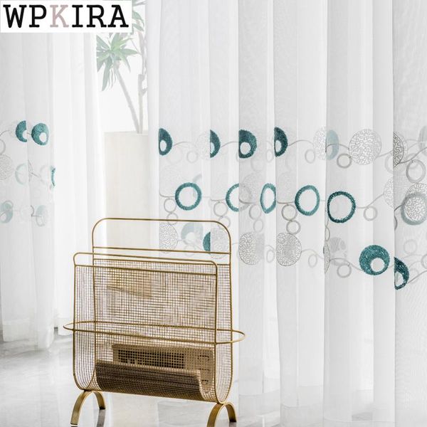blue circle curtain for living room white embroidery voile drape kitchen balcony modern sheer mesh fabric s334#d & drapes
blue circle curtain for living room white embroidery voile drape kitchen balcony modern sheer mesh fabric s334#d & drapes