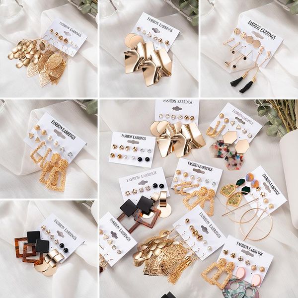 hoop & huggie korean flower women's earrings set pearl crystal stud boho geometric tassel for women 2021 trend jewelry, Golden;silver
hoop & huggie korean flower women's earrings set pearl crystal stud boho geometric tassel for women 2021 trend jewelry, Golden;silver