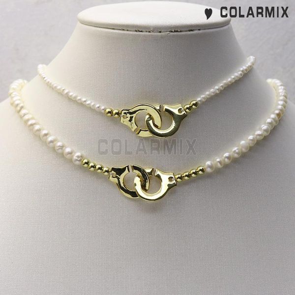 pendant necklaces 4pcs fashion cuff clasp pendants necklace pearl collar for women mix size jewelry accessoris, Silver
pendant necklaces 4pcs fashion cuff clasp pendants necklace pearl collar for women mix size jewelry accessoris, Silver