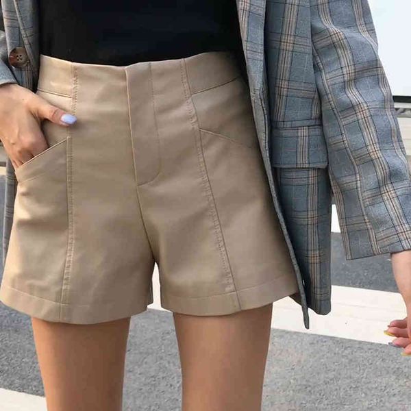 shorts black high waist pu leather zipper pocket women summer wide leg shorts girl plus size apricot short, White;black
shorts black high waist pu leather zipper pocket women summer wide leg shorts girl plus size apricot short, White;black