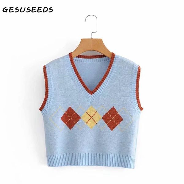 women's vests vintage sweater women 2021 knitted cropped kawaii summer pullover sleeveless argyle vest white v neck blue, Black;white
women's vests vintage sweater women 2021 knitted cropped kawaii summer pullover sleeveless argyle vest white v neck blue, Black;white