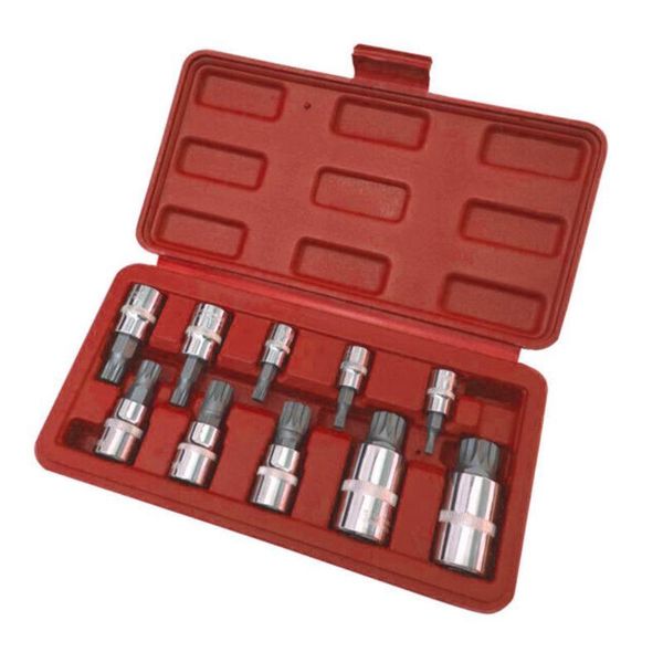 professional hand tool sets 10pcs 12 point triple square spline bit socket set tamper proof with case automotive kit
professional hand tool sets 10pcs 12 point triple square spline bit socket set tamper proof with case automotive kit
