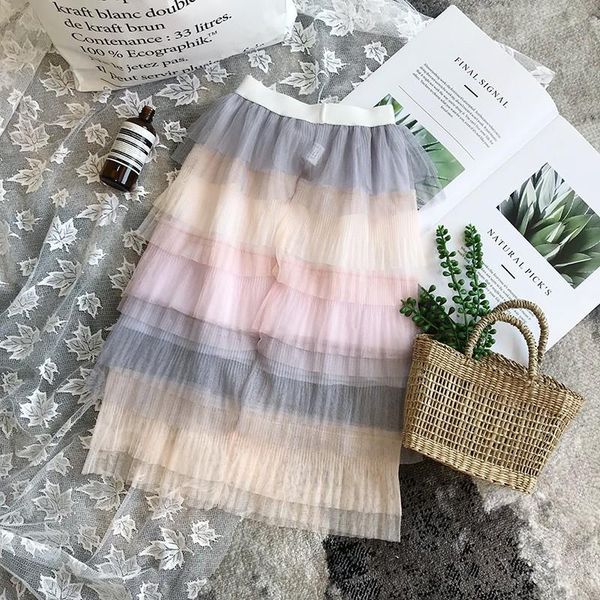 skirts 3-8t baby girls summer mesh color matching high waist skirt long pleated paragraph
skirts 3-8t baby girls summer mesh color matching high waist skirt long pleated paragraph